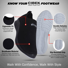 CIBEK Men's Soft and Comfortable Casual Shoes with Anti-Slip Grip