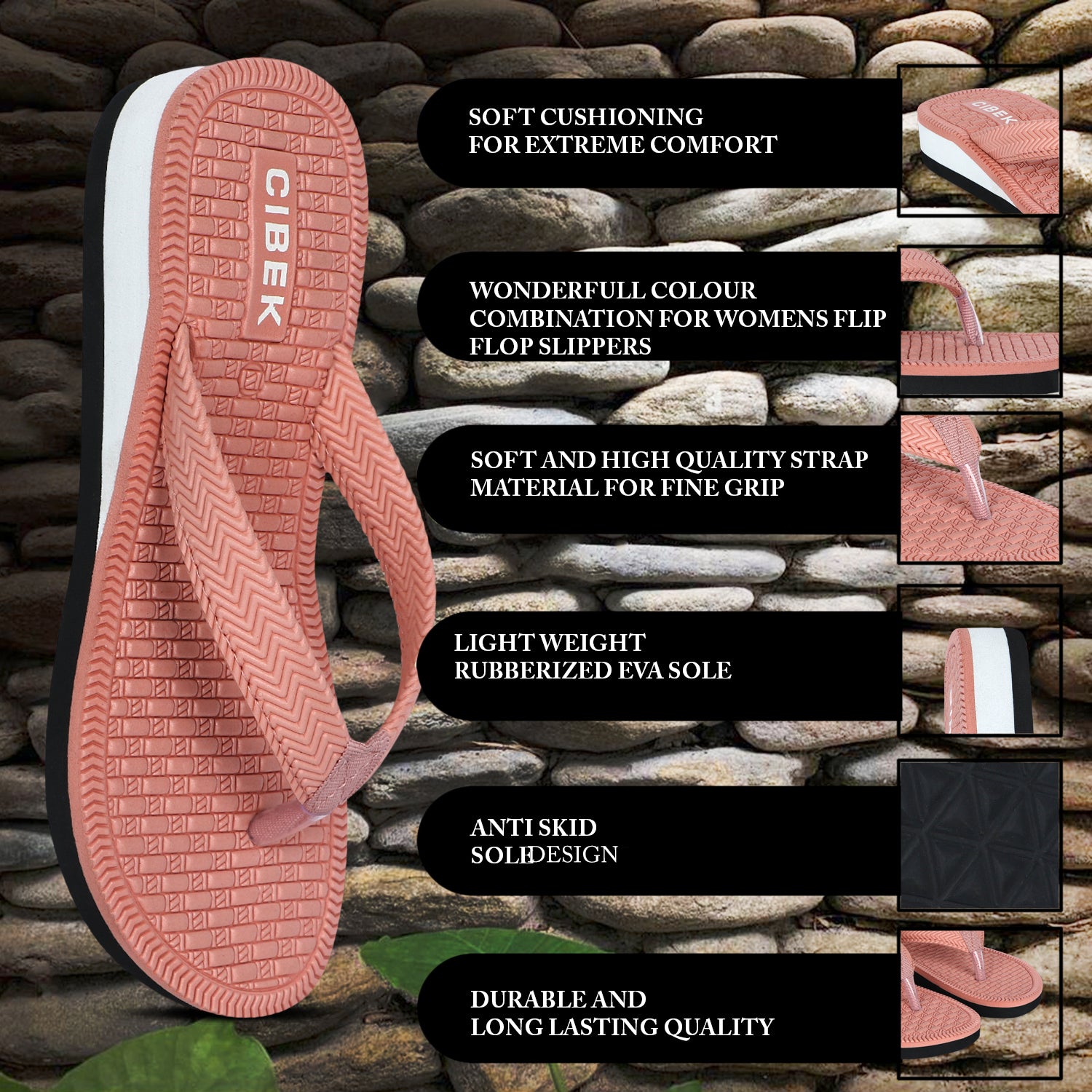 Doctor Step with Cibek Comfortable Extra Soft Daily wear Women's Flip Flops Slipper