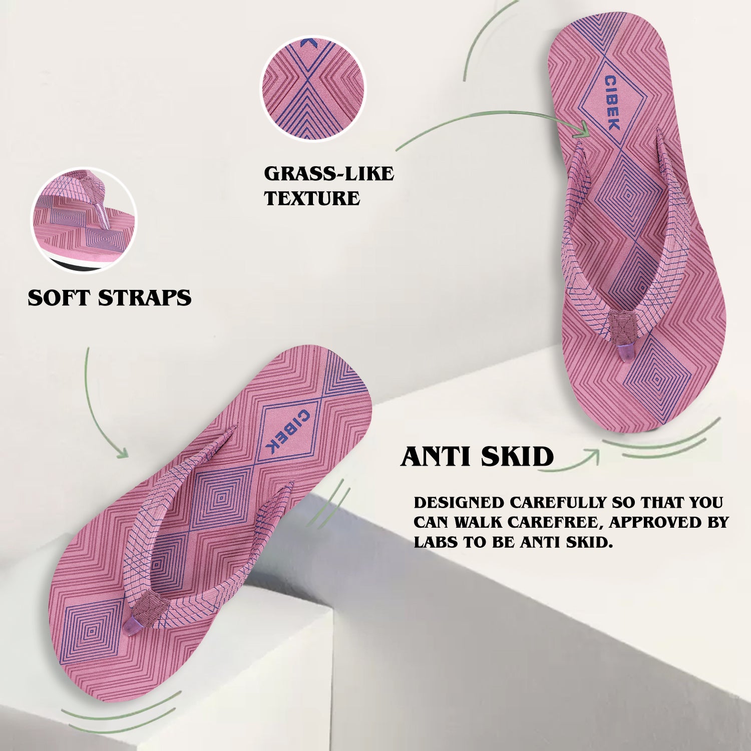 Doctor Step with Cibek Comfortable Extra Soft Daily wear Women's Flip Flops Slipper