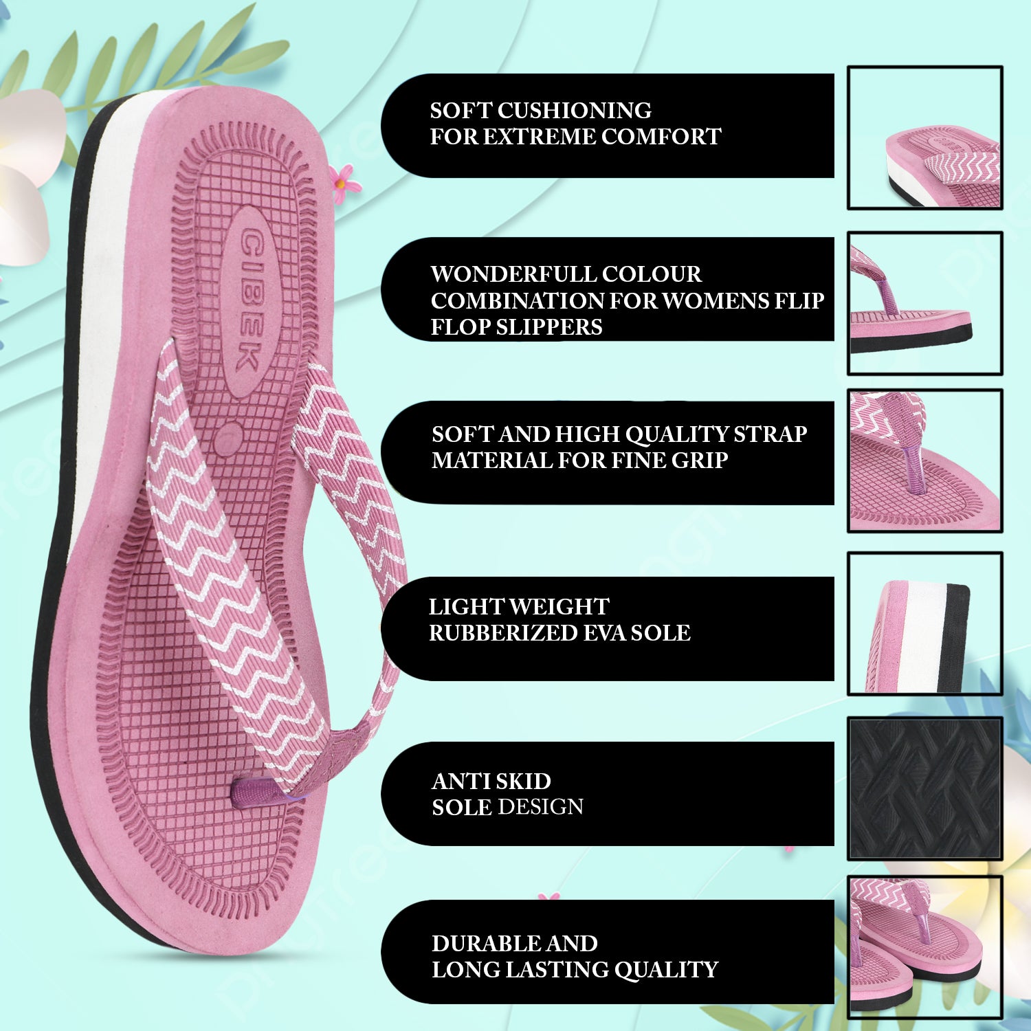 Doctor Step with Cibek Comfortable Extra Soft Daily wear Women's Flip Flops Slipper